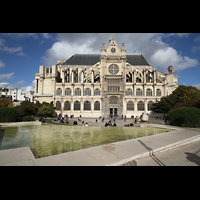 Paris, Saint-Eustache, Seitenansicht von Sden