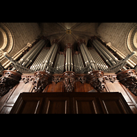 Paris, Cathdrale Notre-Dame, Prospekt der Hauptorgel perspektivisch