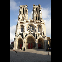 Laon, Cathdrale, Fassade