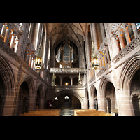 Liverpool, Anglican Cathedral, Lady Chapel in Richtung Orgel