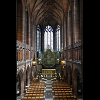 Liverpool, Anglican Cathedral, Lady Chapel in Richtung Chor