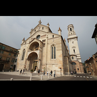 Verona, Cattedrale S. Maria Assunta, Auenansicht