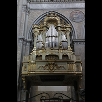 Napoli (Neapel), Cattedrale di S. Maria Assunta, Prospekt der Hauptorgel, rechter Teil