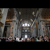 Roma (Rom), Basilica S. Pietro (Petersdom), Innenraum im Richtung Ostwand