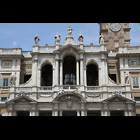 Roma (Rom), Basilica Santa Maria Maggiore, Fassaden-Detail