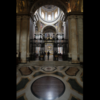 Roma (Rom), Basilica Santa Maria Maggiore, Vierungsraum in Richtung Sakraments-Kapelle