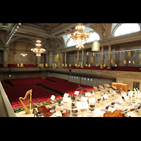 Zrich, Tonhalle, Konzetsaal von der Seitenempore aus gesehen