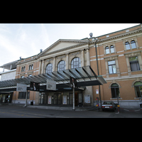 Zrich, Tonhalle, Auenansicht, Haupteingang