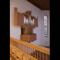 Aarau, Stadtkirche, Chororgel vom Lettner aus gesehen