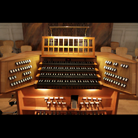 Aarau, Stadtkirche, Spieltisch der Groen Orgel