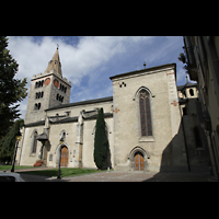 Sion (Sitten), Cathdrale Notre-Dame du Glarier, Gesamtansicht von auen