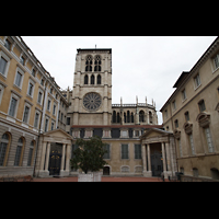 Lyon, Cathdrale Saint-Jean, Seitenansicht