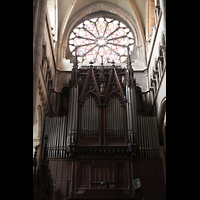 Lyon, Cathdrale Saint-Jean, Hauptorgel im sdlichen Querhaus