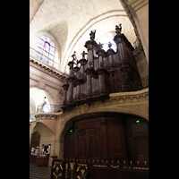 Bordeaux, Notre-Dame, Hauptorgel seitlich gesehen