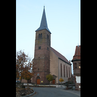 Monswiller (Monsweiler), Notre-Dame, Auenansicht