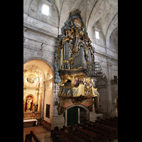 Santany (Mallorca), Sant Andreu, Orgel und Seitenkapelle