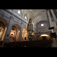 Santany (Mallorca), Sant Andreu, Seitenschiff mit Orgel