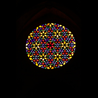 Palma de Mallorca, Catedral La Seu, Groe Rosette an der Ostfront