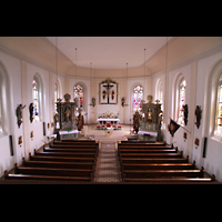 berherrn, Kirche, Innenraum von der Empore aus gesehen