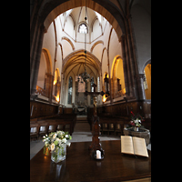 Strasbourg (Straburg), Saint-Thomas, Chor mit Vierungskuppel und Chororgel