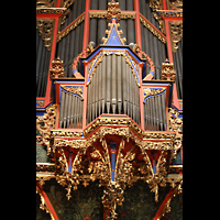 Strasbourg (Straburg), Cathdrale Notre-Dame, Rckpositiv der Silbermann-Orgel