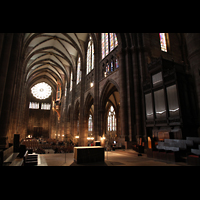 Strasbourg (Straburg), Cathdrale Notre-Dame, Chororgel und Hauptorgel