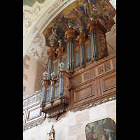 Ebersmunster (Ebersmnster), glise Abbatiale (Abteikirche), Orgel seitlich