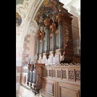 Ebersmunster (Ebersmnster), glise Abbatiale (Abteikirche), Orgel seitlich