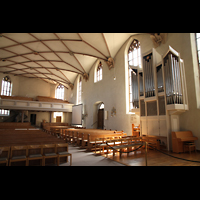 Freudenstadt, Ev. Stadtkirche, Chororgel und stliches Kirchenschiff