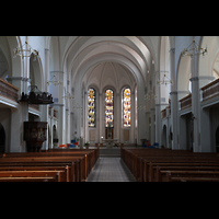 Schramberg (Schwarzwald), Heilig-Geist-Kirche, Innenraum in Richtung Chor