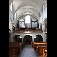 Schramberg (Schwarzwald), Heilig-Geist-Kirche, Innenraum in Richtung Orgel