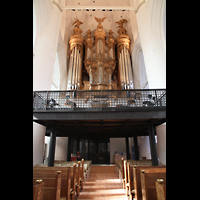 Hamburg, St. Katharinen, Hauptorgel mit darunterliegender Chor- und Orchester-Empore