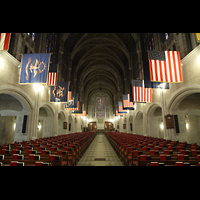 West Point, Military Academy Cadet Chapel, Innenraum in Richtung Chor