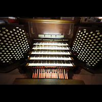 New York City, St. Patrick's Cathedral, Spieltisch von oben