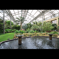 Kennett Square, Longwood Gardens - Ballroom, Gewchshaus vor dem Ballroom