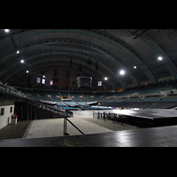 Atlantic City, Boardwalk Hall ('Convention Hall'), Blick vom Spieltisch in die Boardwalk Hall