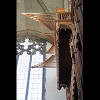 Chicago, University, Rockefeller Memorial Chapel, Horizontalpfeifen der Randel State Trumpet (Gallery Organ)