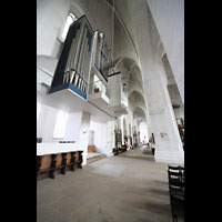 Lbeck, Dom, Nrdliches Seitenschiff mit Orgel