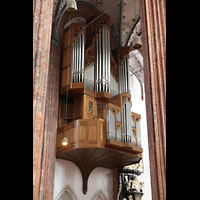 Lbeck, St. Marien, Totentanzorgel im Chorraum