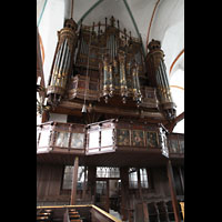 Lbeck, St. Jakobi, Groe Orgel mit Empore