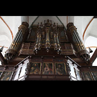 Lbeck, St. Jakobi, Groe Orgel perspektivisch