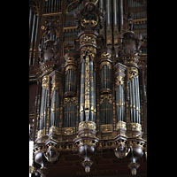 Lbeck, St. Jakobi, Prospekt des Rckpositivs der groen Orgel