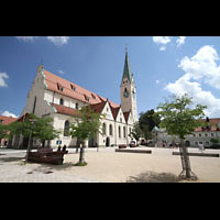 Kempten, St. Mang, St. Mang Platz mit Kirche