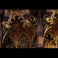 York, Minster (Cathedral Church of St Peter), Details im Chorgesthl