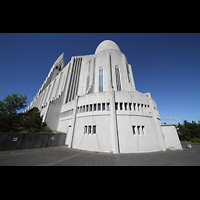 Reykjavk, Hallgrmskirkja, Ansicht vom Chor aus