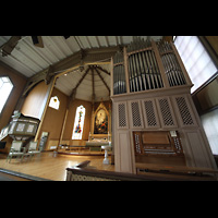 Troms, Domkirke, Chororgel und Chorraum