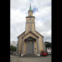 Troms, Domkirke, Fassade mit Turm