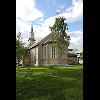 Troms, Domkirke, Auenansicht vom Chor aus