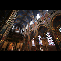 Kevelaer, Marienbasilika, Innenraum mit Orgel