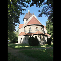 Berlin, Dorfkirche Alt Tegel, Auenansicht, Chorseite